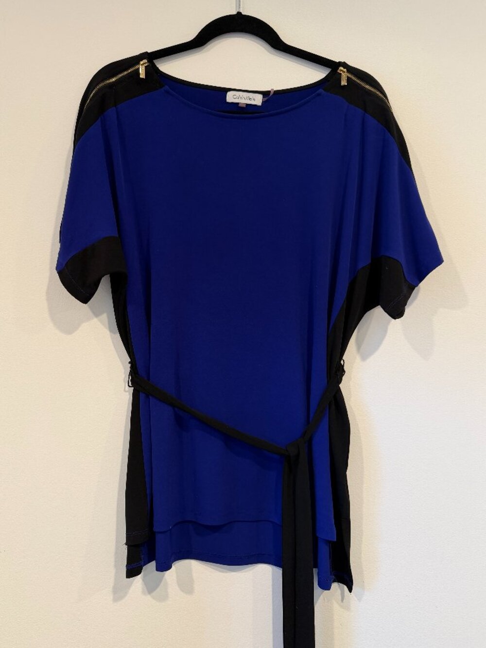 Calvin Klein Colorblock Tunic Top